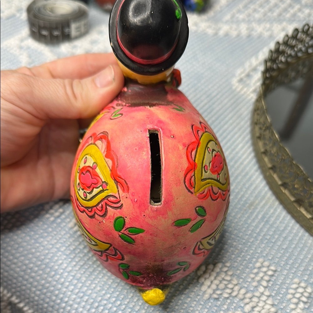 Colorful Turtle Bank Figurine with Hat made in Japan!! - Picture 10 of 10